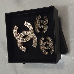 CC PIN & POST EARRINGS